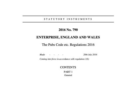 Pub Companies Part 5 – The Pubs Codes